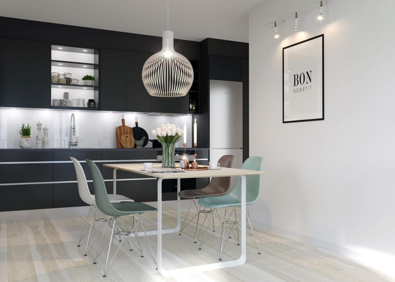 Ahusbrygga Apartment Hotel ภายนอก รูปภาพ